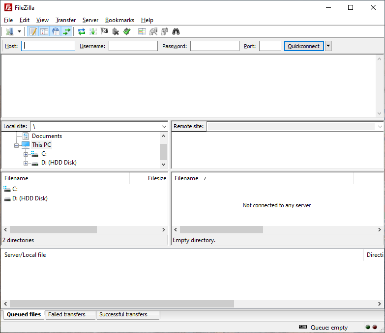 FileZilla FTP Client