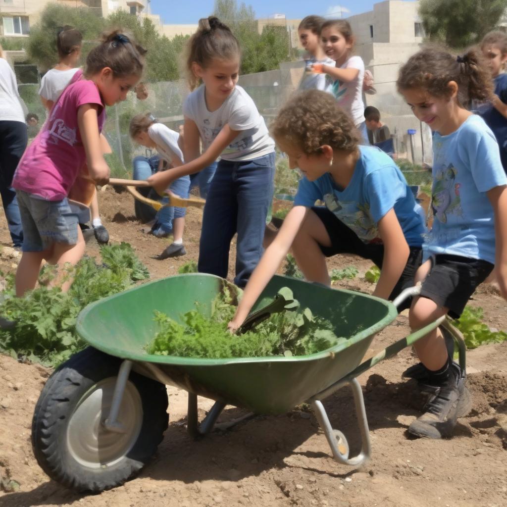 עבודה בגינה